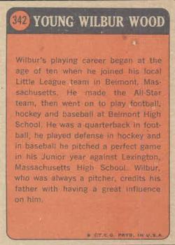 Wilbur Wood back