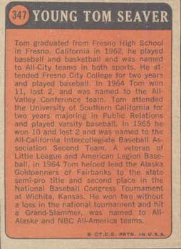 Tom Seaver back