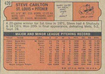 Steve Carlton back