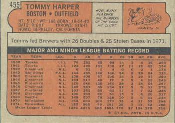 Tommy Harper back