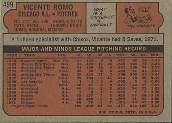 Vicente Romo back