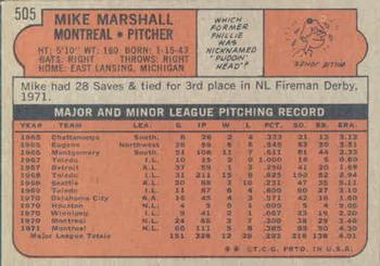 Mike Marshall back