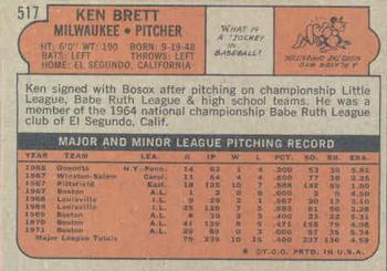 Ken Brett back