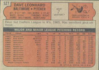Dave Leonhard back