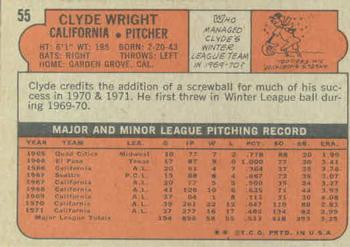 Clyde Wright back