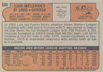Luis Melendez back