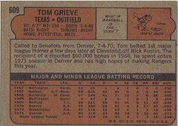 Tom Grieve back
