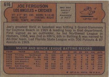 Joe Ferguson back