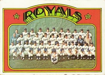 Topps 617 Kansas City Royals #1972