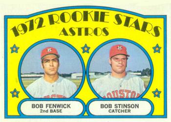 Topps 679 Astros 1972 Rookie Stars (Bob Fenwick / Bob Stinson) #1972