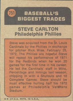 Steve Carlton back