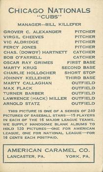 American Caramel Series of 240 NNO Turner Barber back