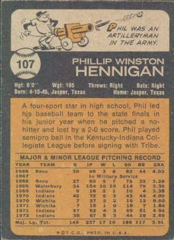 Phil Hennigan back