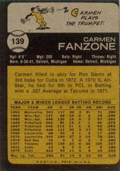Carmen Fanzone back