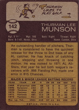 Thurman Munson back