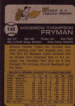 Woodie Fryman back