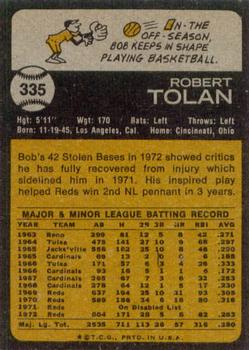 Bob Tolan back