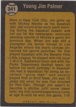 Jim Palmer back