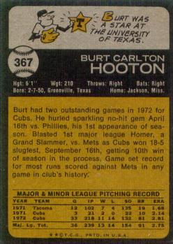 Burt Hooton back