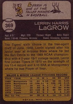 Lerrin LaGrow back
