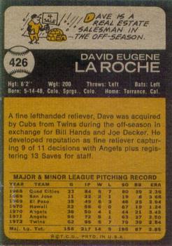 Dave LaRoche back