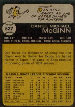 Dan McGinn back