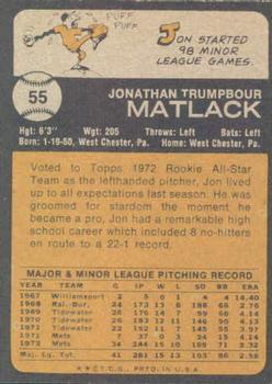 Jon Matlack back