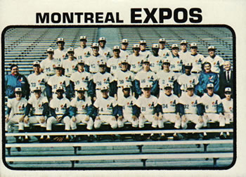 Topps 576 Montreal Expos #1973