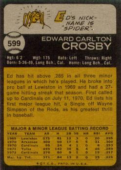 Ed Crosby back