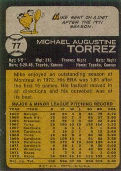 Mike Torrez back