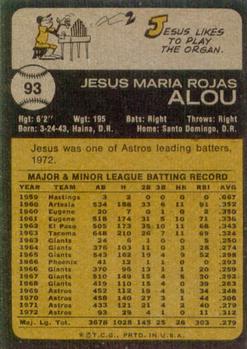 Jesus Alou back
