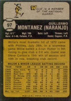Willie Montanez back