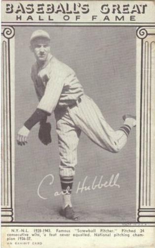 Carl Hubbell #NNO