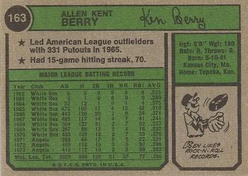 Ken Berry back