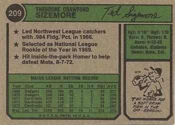 Ted Sizemore back