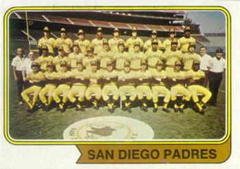 Topps 226 San Diego Padres #1974