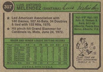 Luis Melendez back