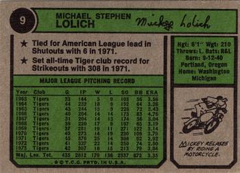 Mickey Lolich back