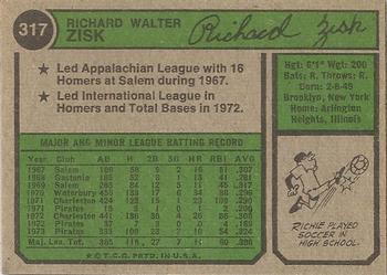 Richie Zisk back