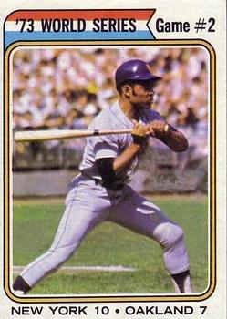 Topps 473 '73 World Series Game #2 #1974