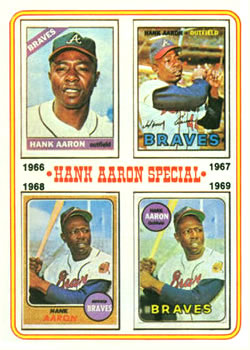 Topps 5 Hank Aaron Special: 1966 1969 #1974