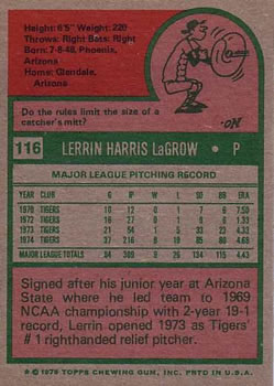 Lerrin LaGrow back