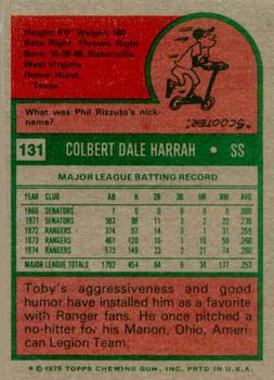 Toby Harrah back