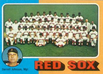 Topps 172 Boston Red Sox / Darrell Johnson #1975