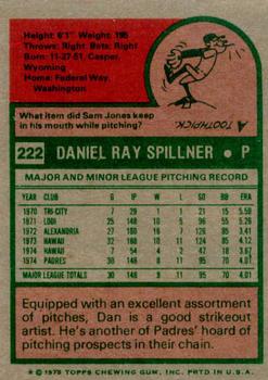 Dan Spillner back