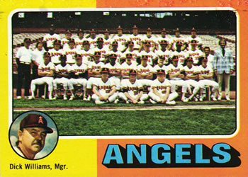 Topps 236 California Angels / Dick Williams #1975