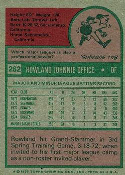Rowland Office back