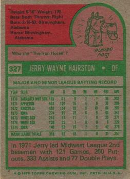 Jerry Hairston back
