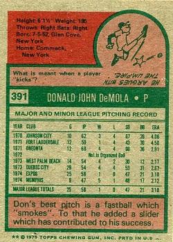 Don DeMola back
