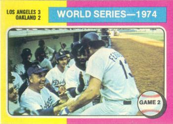 Topps 462 1974 World Series Game 2 #1975